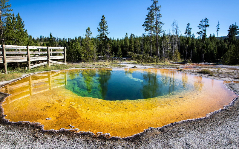 land, glory, photography, hot, hot spring, water, no people, spring, day, outdoors, non-urban scene, nature, wallp, scenics - nature, growth, tranquility