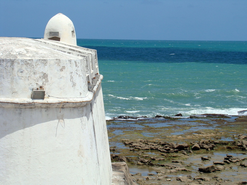 horizon, 1080P, day, wave, sky, land, scenics - nature, Praia, destination, outdoor, landscape, Sea, no people, forte, architecture, Ocean, sand, nature