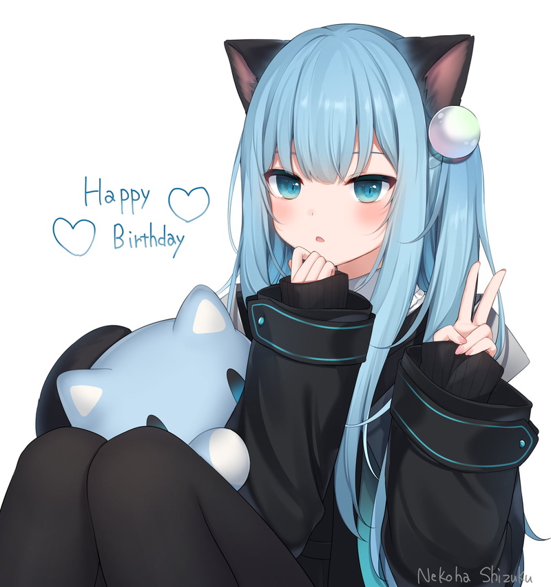 cat ears, Amashiro Natsuki, anime, anime girls, 720P