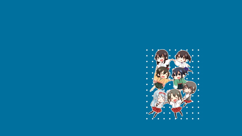 Anime, Kantai Collection, Kaga (Kancolle), Zuikaku (Kancolle), Shoukaku (Kancolle), Akagi (Kancolle), 1080P