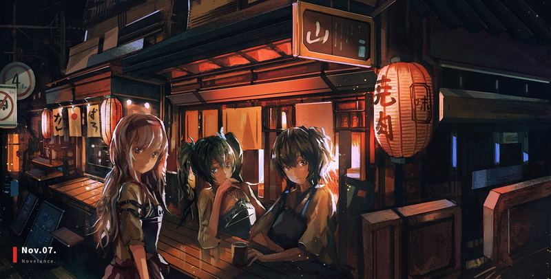Zuikaku (KanColle), 720P, Shoukaku (KanColle), Kaga (KanColle), Anime Girls, Kantai Collection, Bar