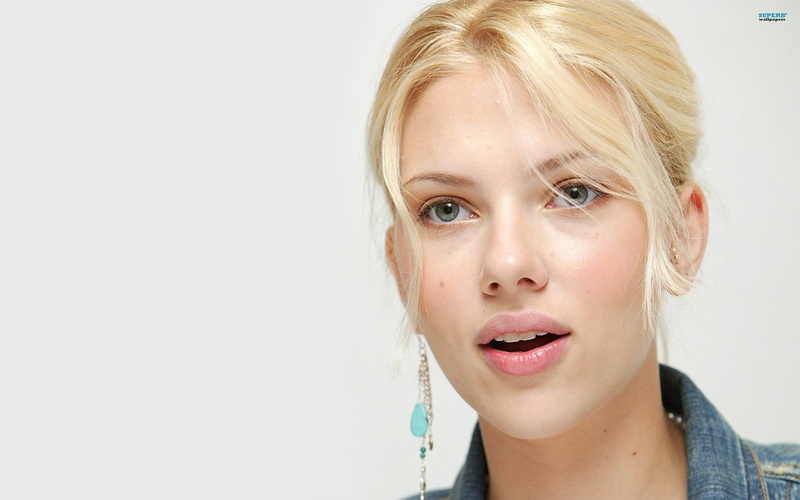 lip, women, blondes, gloss, 2K, celebrity, scarlett, johansson, actress