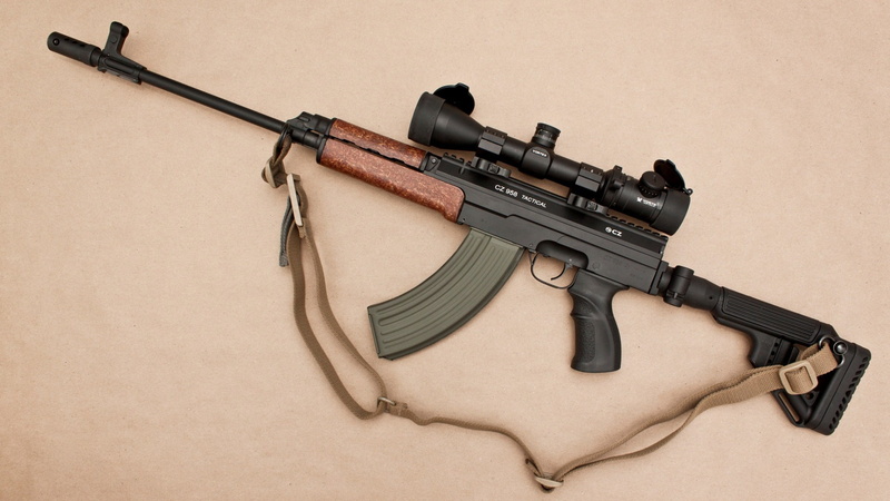 1080P, machine, muffler, VZ 58, weapon, sight, assaul rifle, custom, weapons