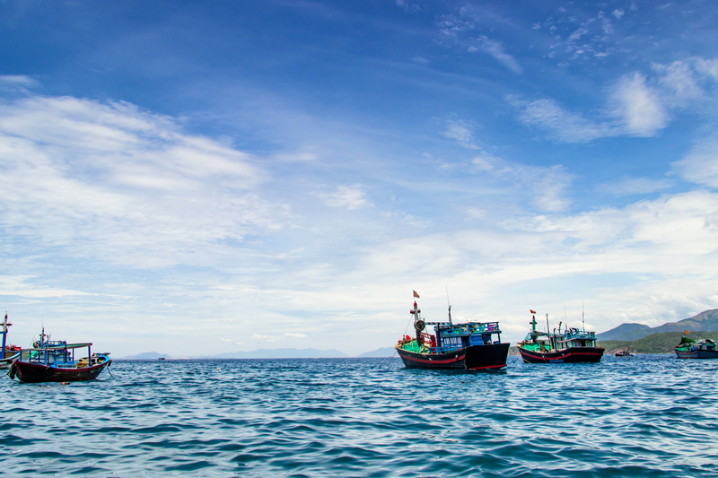 travel, page, 4K, tranquil scene, male, beauty in nature, no people, scenics - nature, nautical vessel, day, fishing boat, nature, anchored, mode of transportation