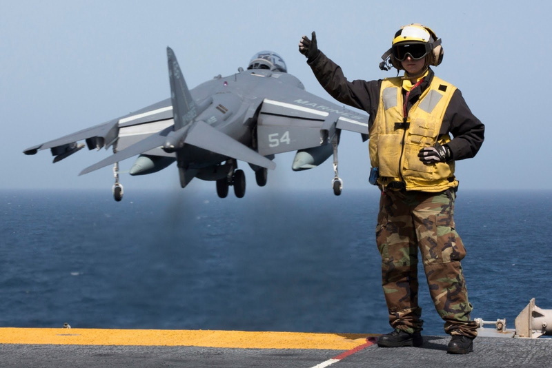 720P, Navy, Aircraft, Military, Airplane, Jet Fighters, Amphibious Assault Ship, Marines, McDonnell Douglas AV-8B Harrier II