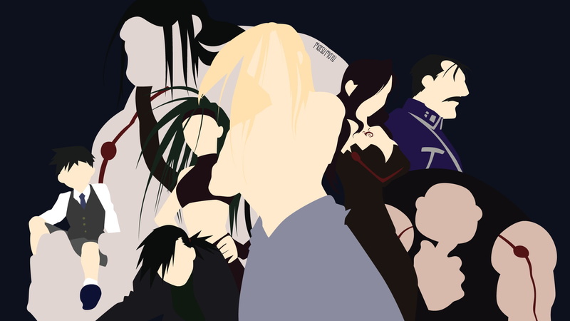 FullMetal Alchemist, 1080P, Greed (Fullmetal Alchemist), Wrath (Full Metal Alchemist), Envy (Fullmetal Alchemist), Lust (Fullmetal Alchemist), King Bradley