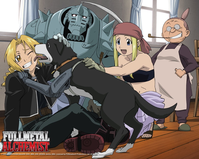 Alphonse Elric, FullMetal Alchemist, Edward Elric, Winry Rockbell, 720P, Pinako Rockbell