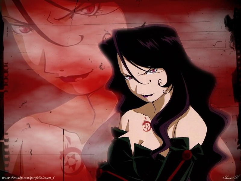 art, FMA, Sin, alchemist, woman, full, anime, metal, Lust, hd, 480P, look
