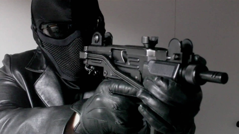 uzi, weapon, police, pistol, assault, machine, gun, 1080P, military