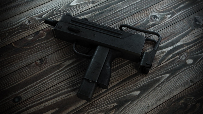 machine, pistol, 1080P, assault, military, uzi, gun, weapon, police