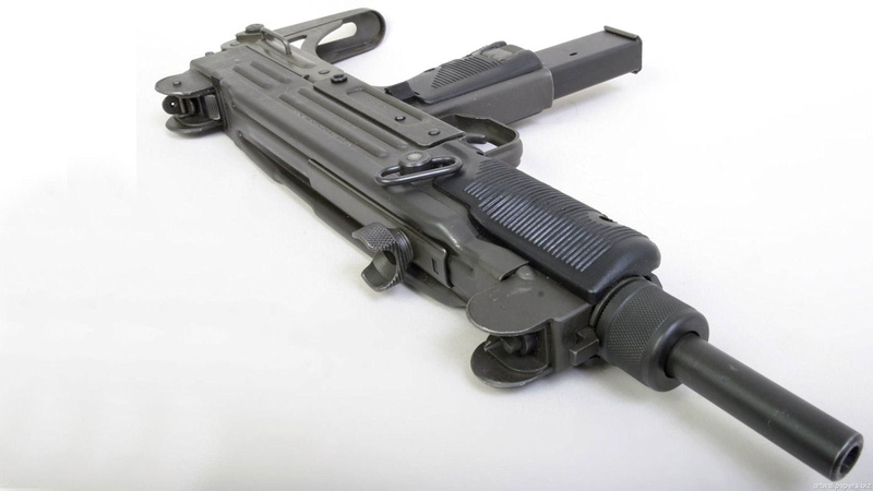 sign, security, indoors, Uzi, 1080P, social issues, white background, cut out, high angle view, close-up, rifle, Israel, animal nose, black, studio shot