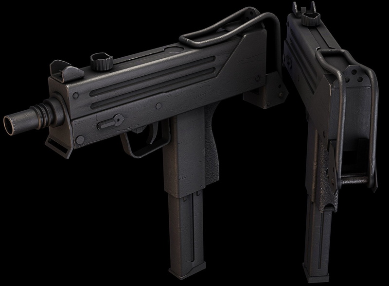720P, assault, police, machine, weapon, uzi, pistol, military, gun