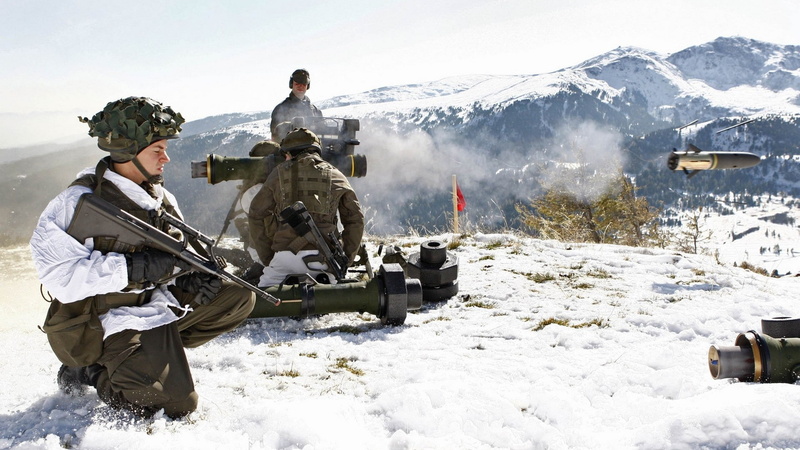 Steyr AUG, 1080P, austria, military, mountain