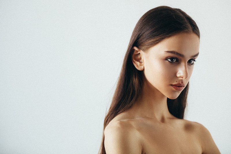 720P, human face, one person, hairstyle, Aleksey Trifonov, beauty, young women, headshot, front view, women, shirtless, copy space, contemplation, portrait
