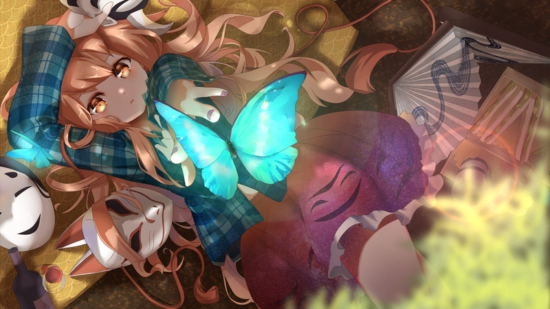 lying down, choice, carnival, no people, touhou, for sale, close-up, art and craft, festival, representation, fashion, hata no kokoro, retail, day, blonde