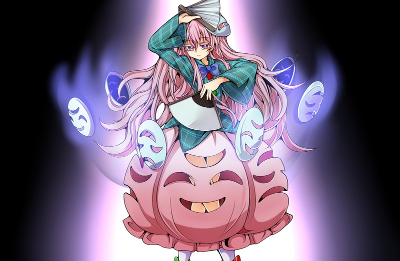 Touhou, 1080P, Hata no Kokoro, Anime