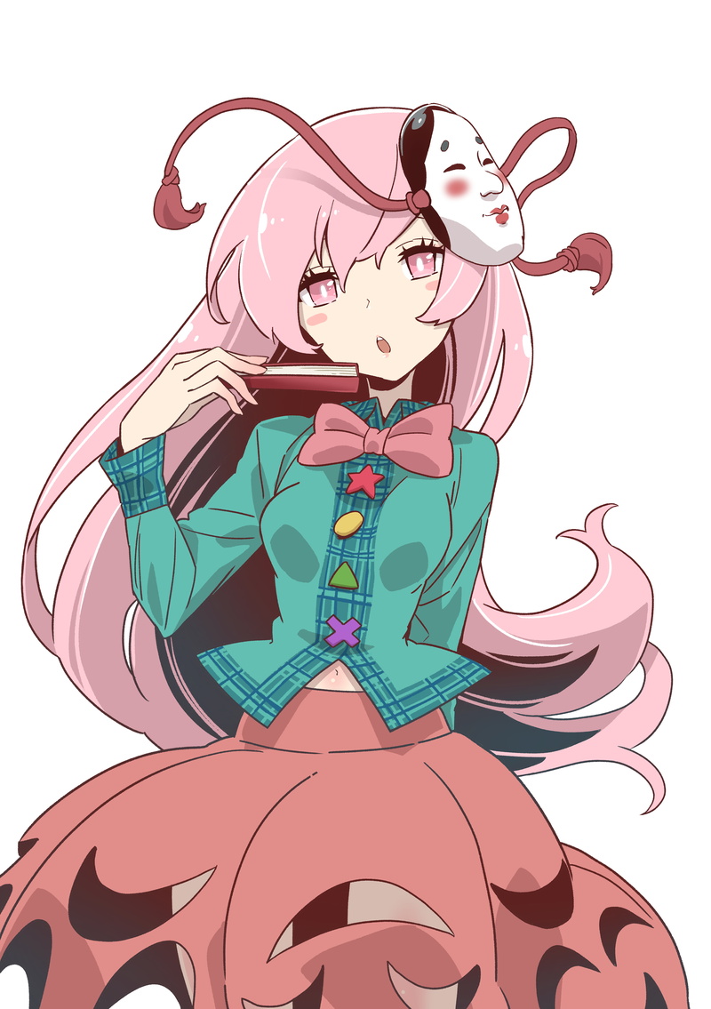 Hata no Kokoro, Touhou, 4K, kawayabug