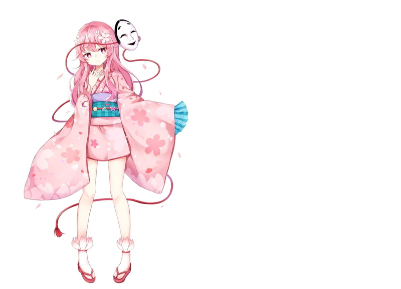 Touhou, 1080P, Hata no Kokoro, Anime