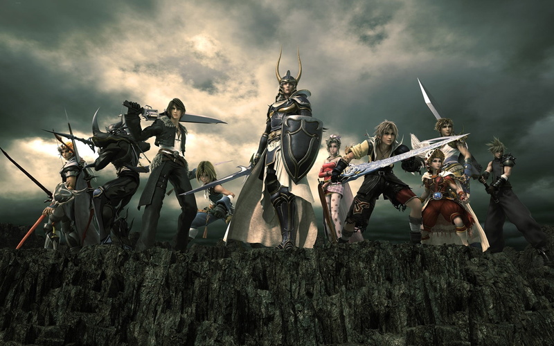 final, Dissidia Final Fantasy, swords, video, dissidia, hd, art, 1080P, fantasy, games