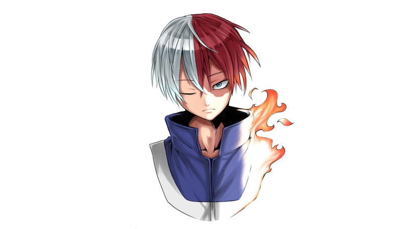 Anime, Shoto Todoroki, My Hero Academia, 1080P