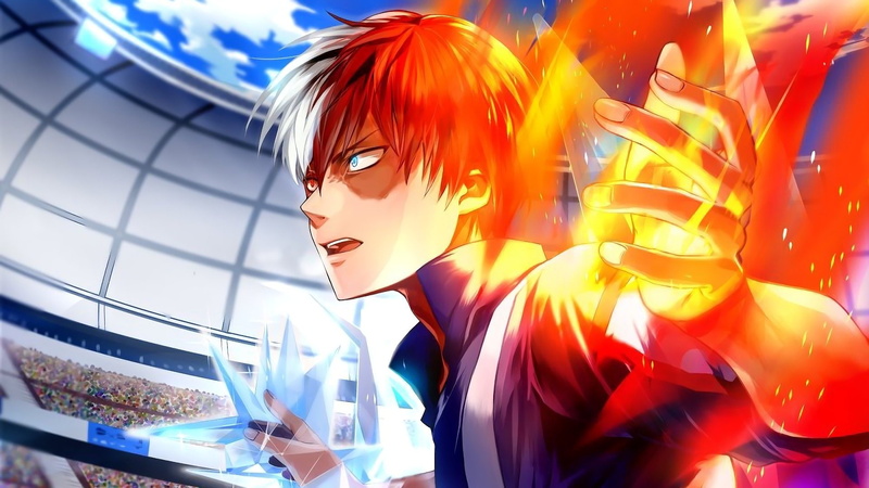 Shouto Todoroki, My Hero Academia, Anime, 1080P