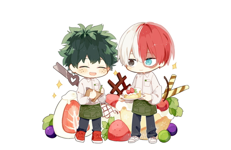 Anime, 1080P, Shouto Todoroki, My Hero Academia, Izuku Midoriya