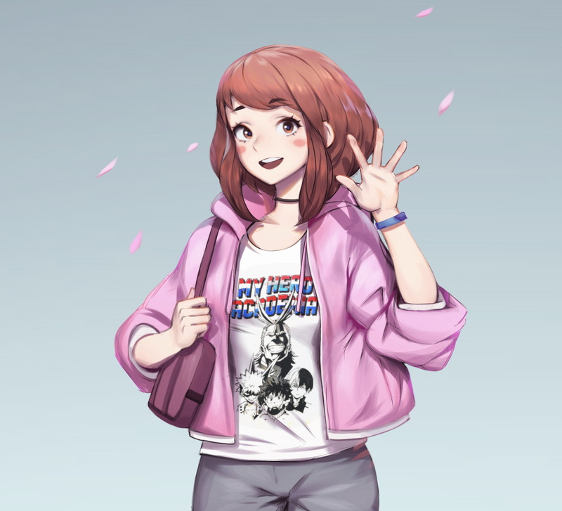 Ochaco Uraraka, My Hero Academia, 1080P, Anime