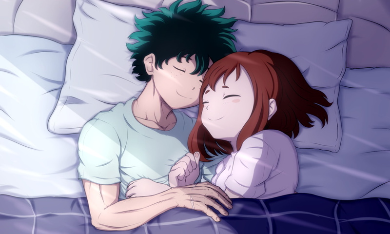 Anime, My Hero Academia, 1080P, Izuku Midoriya, Ochaco Uraraka