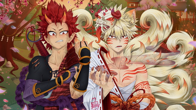 1080P, Katsuki Bakugou, Anime, Eijiro Kirishima, My Hero Academia
