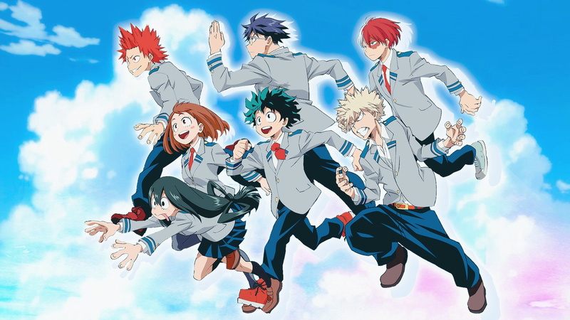 Tsuyu Asui, Ochaco Uraraka, Tenya Iida, My Hero Academia, 1080P, Shouto Todoroki, Anime, Eijiro Kirishima, Izuku Midoriya, Katsuki Bakugou
