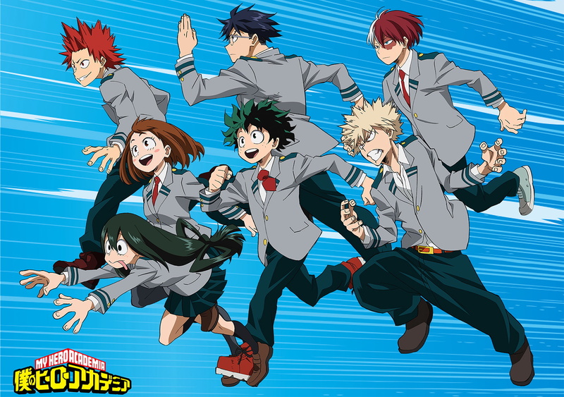 Eijiro Kirishima, Ochaco Uraraka, Anime, My Hero Academia, Tsuyu Asui, Katsuki Bakugou, Boku no Hero Academia, 1080P, Izuku Midoriya, Tenya Iida, Shouto
