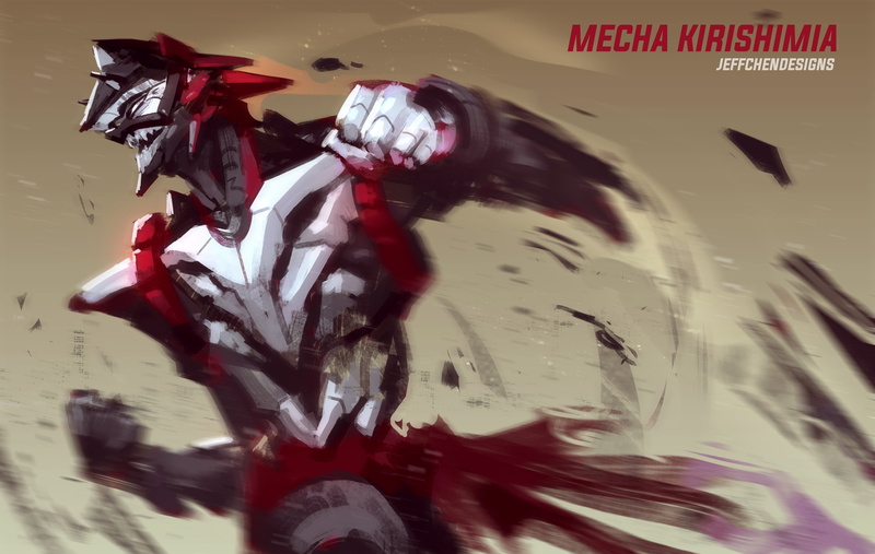 futuristic armor, futuristic, Boku no hero, Boku no Hero Academia, anime, 5K, Eijiro Kirishima