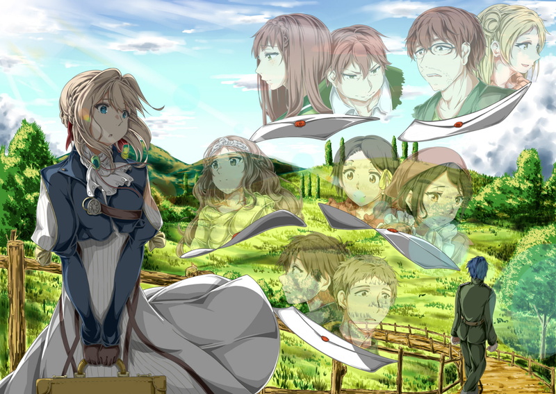 1080P, Aidan Field, Luculia Marlborough, Charlotte Abelfreyja Drossel, Violet Evergarden, Clara Magnolia, Gilbert Bougainvillea, Violet Evergarden (Character)