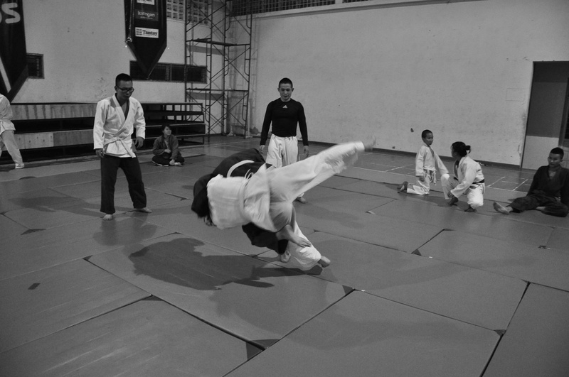 Sport, full length, casual clothing, clothing, group of people, Combat, Martial Arts, Throw, day, group, women, fight, real people, playing, 4K, teenage boys