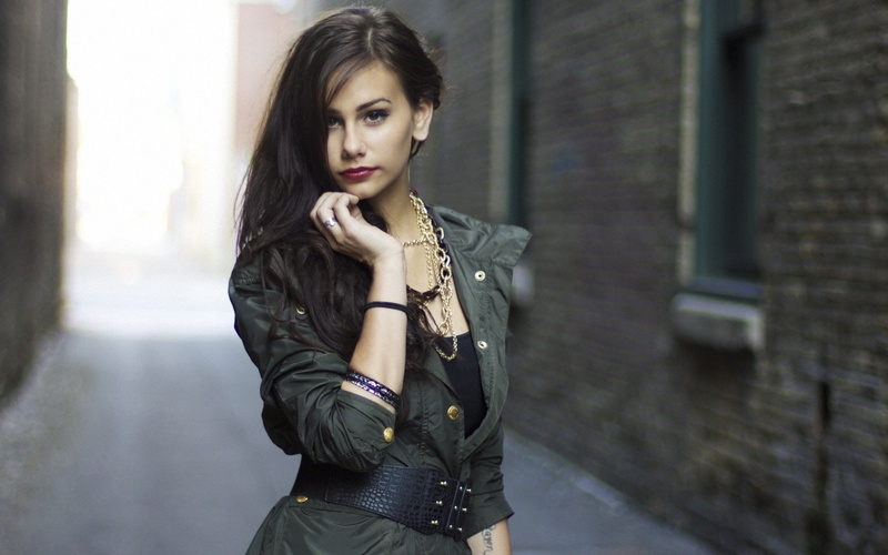 Grace Alyea, urban, 1080P, model, women, teen, women outdoors, long hair