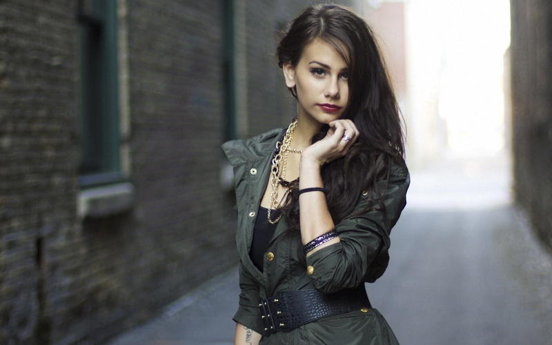 brown hair, portrait, fashion, adult, architecture, young women, hairstyle, women grace alyea, beautiful woman, jacket, three quarter length, young adult