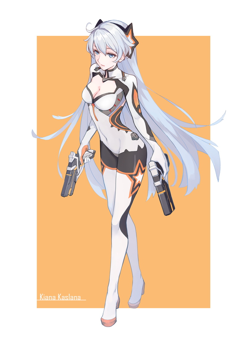 communication, one person, depression - sadness, anime, copy space, white hair, connection, full length, retro styled, standing, young adult, gun, adult