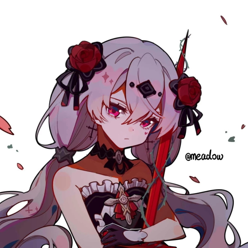 anime, red eyes, simple background, long hair, anime girls, 720P, Honkai Impact 3rd, Honkai Impact