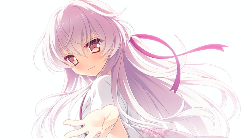 Hana No No Ni Saku Utakata No, 1080P, Visual Novel, Pink Hair, Pink Eyes