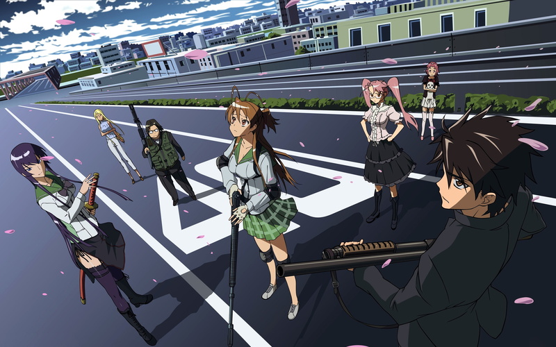School Of The Dead, Bushijima Saeko, 2K, Shizuka Marikawa, Saeco Busujima, Ray Miaymoto, Ray Miyamoto, Saya Takagi, Shizuka Marikava, Takagi I, High School Of The Dead