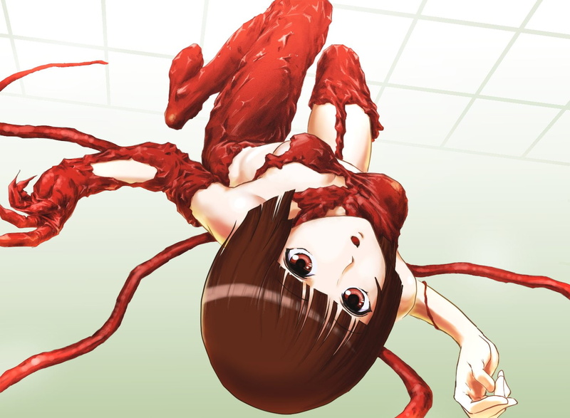 720P, shizuka, brown, short, red, hoshijiro, hair, eyes