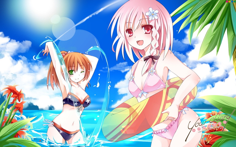 Yua (Your Diary), Minagawa Yuuhi, Your Diary, Anime, 1080P