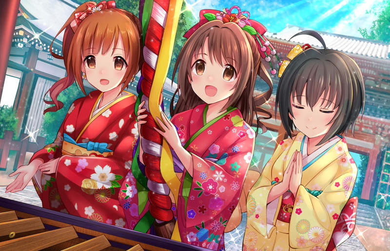 1080P, The iDOLM@STER Cinderella Girls, Kyoko Igarashi, Miho Kohinata, Uzuki Shimamura, Anime