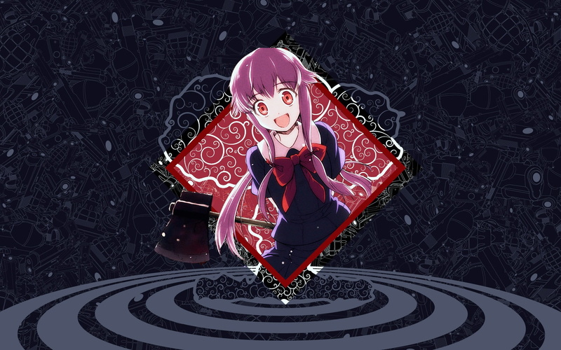 standing, front view, nature, real people, 1080P, women, full length, winter, human representation, red, clothing, pattern, cold temperature, Mirai Nikki