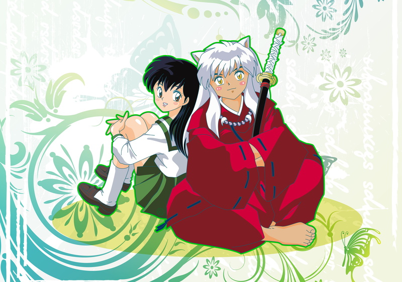 inuyasha, kagome, 5K