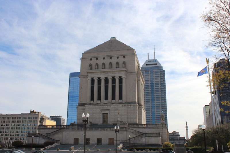 architecture, indiana, history, day, the past, american legion mall, cloud - sky, office building exterior, travel destinations, skyscraper, travel, no people