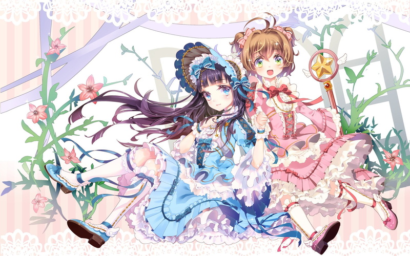 Sakura Kinomoto, Anime, Cardcaptor Sakura, 1080P, Tomoyo Daidouji