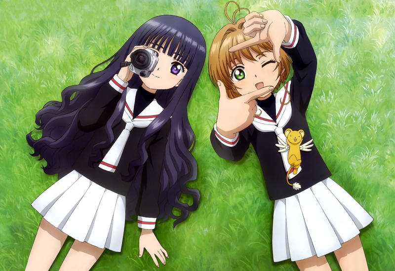 Tomoyo Daidouji, Sakura Kinomoto, 1080P, Cardcaptor Sakura, Anime
