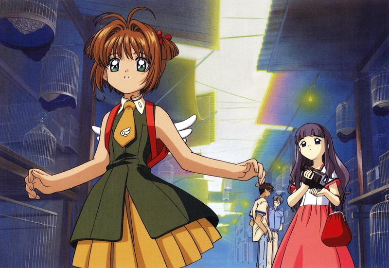 Sakura Kinomoto, 1080P, Cardcaptor Sakura, Tomoyo Daidouji, Toya Kinomoto, Anime, Yukito Tsukishiro