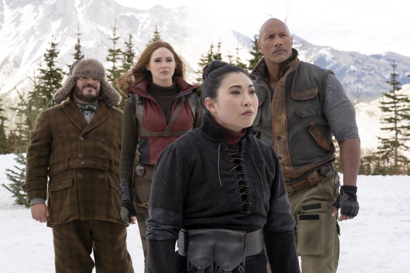 Awkwafina, Jumanji: The Next Level, Movie, Karen Gillan, 5K, Dwayne Johnson, Jack Black
